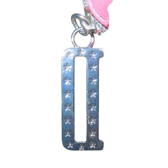 Dior Cosmetic Makeup Beauty Pouch Clutch Hot Pink D Embellished Zipper Charm - Picture 7 of 12